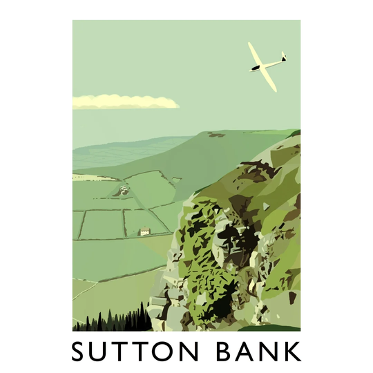 Sutton Bank by Richard O'Neil - Graphic Art Print on Paper
