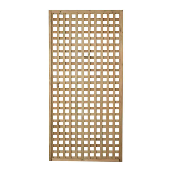Forest Garden 5'11'' x 2'11'' (180 x 90cm) Premium Framed Trellis