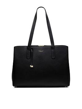 Radley Dukes Place Leather Large Ziptop Workbag Bag - Black