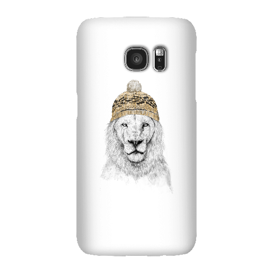 Balazs Solti Lion With Hat Phone Case for iPhone and Android - Samsung S7 - Snap Case - Gloss