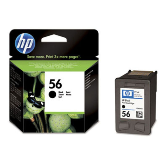 HP 56 Black Ink Cartridge - C6656AE