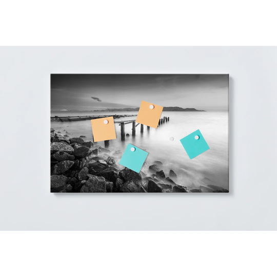 Fine Art See Magnetic Wall Mounted Cork Board