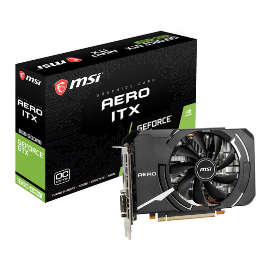 MSI GeForce GTX 1660 SUPER 6GB AERO ITX OC Graphics Card