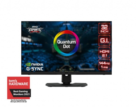 MSI Optix MPG321UR-QD 32" 4K Ultra HD 144Hz 1ms IPS Gaming Monitor