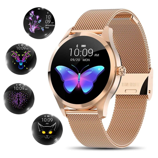 Smart Watch for Women,[Elegant&Stylish]Smart watch Bluetooth Fitness Tracker with IP68 Waterproof/Female Period Tool/SMS Call NOTIFICATION/Sleep Heart