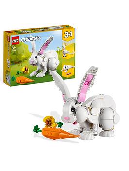 Lego Creator 3In1 White Rabbit Toy Animal Set 31133
