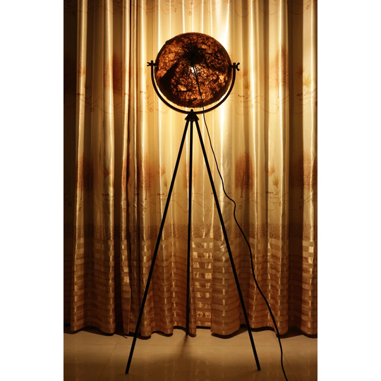 Alata 149Cm Black Tripod Floor Lamp