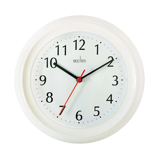 Acctim CK1412 Wycombe Wall Clock White