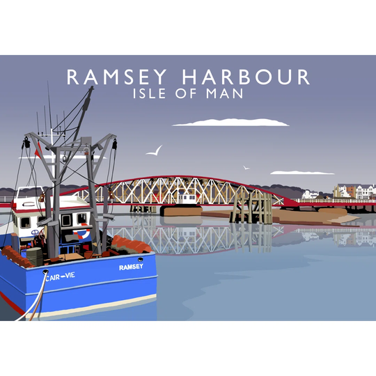 Ramsey Harbour by Richard O'Neil - Graphic Art Print on Paper