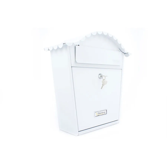 Sterling Classic Post Box - White