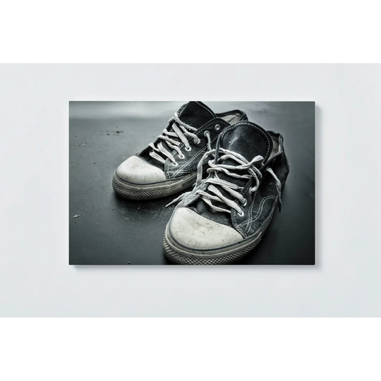 Sneaker Motif Magnetic Wall Mounted Cork Board