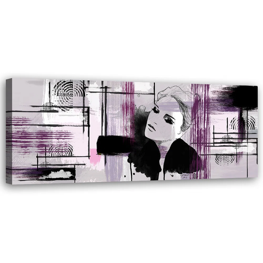 Canvas Print, Purple Abstraction 16908