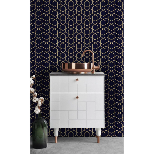 Larne 2.08m x 1.46m Matte Wallpaper Roll