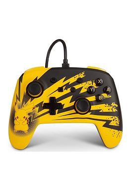 Power A Enhanced Wired Controller For Nintendo Switch - Pikachu Lightning