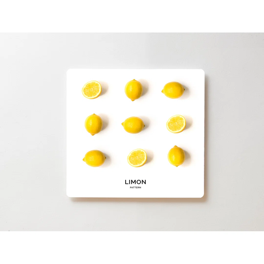 Backlight Motif Wall Picture Lemons Magnetic Cork Board