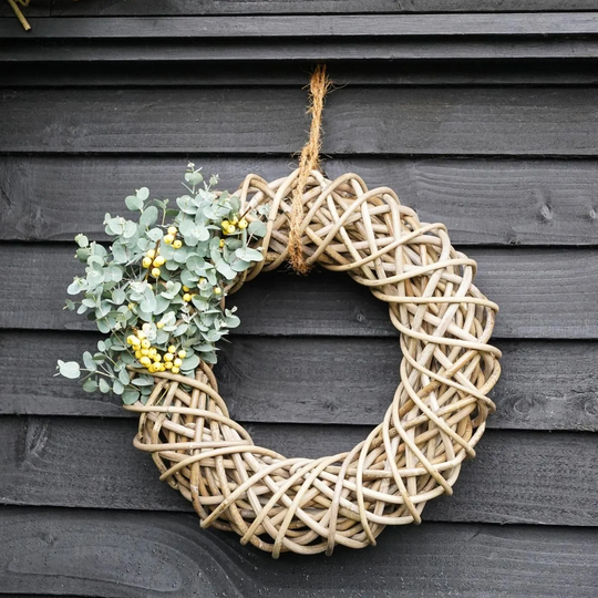 Ivyline Rattan Wreath D40cm - Natural