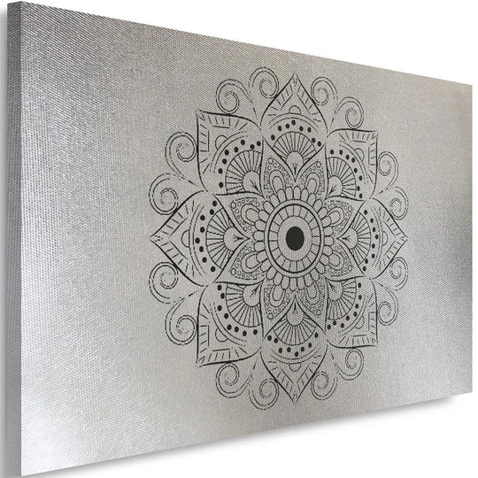 Canvas Print Geometric Mandala Motif