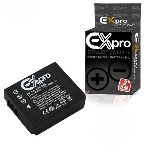 Ex-Pro Digital Camera Battery CGA-S007 DMW-BCD10 for Panasonic Lumix DMC-TZ3