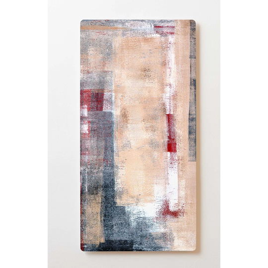 Backlight wall art, abstract art, metal motif, 60 x 120cm, on a magnetic board