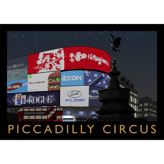 'Picacadilly Circus 4' Graphic Art