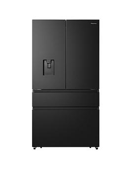 Hisense Rf749N4Wff 90Cm Wide Pureflat French Door Fridge Freezer - Black Stainless Steel
