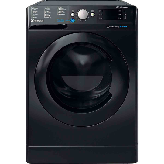 Indesit BDE 861483X K UK N 8Kg Washer Dryer - Black