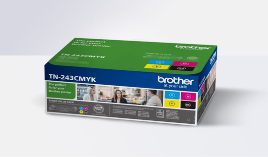 Brother TN243CMYK TN-243 Toner Cartridge Value Pack CMYK