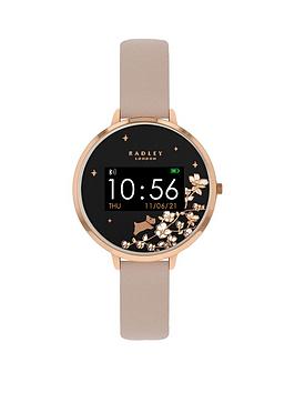Radley Series 3 Smart Ladies Pink Leather Strap Smart Watch