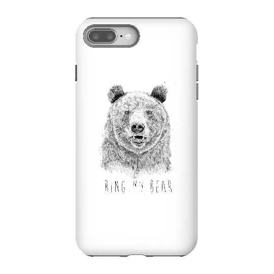 Balazs Solti Ring My Bear Phone Case for iPhone and Android - iPhone 8 Plus - Tough Case - Gloss