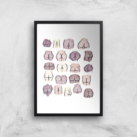 Keister Splodges Giclee Art Print - A4 - Black Frame