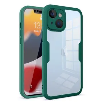 Anti-Shock 360 iPhone 14 Hybrid Case - Dark Green