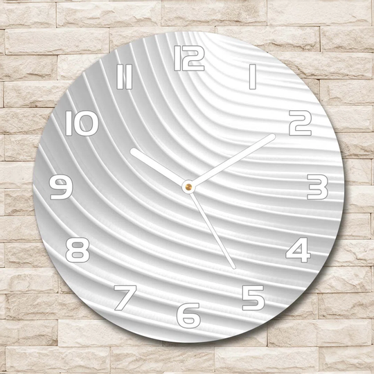 Decoration Picture Art Modern Kitchen Living Room Abstraction Lines 30cm Silent Wall Clock