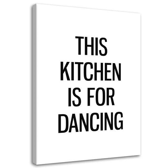 Canvas Print Dancing Kitchen