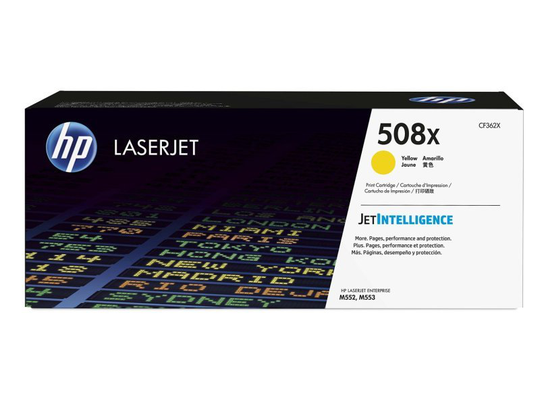 HP 508X Yellow High Yield Toner Cartridge - CF362X