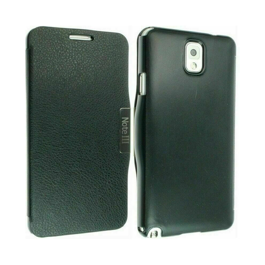 SAMSUNG GALAXY NOTE 3 III N9005 LEATHER CASE COVER FLIP POUCH MAGNETIC SLIM