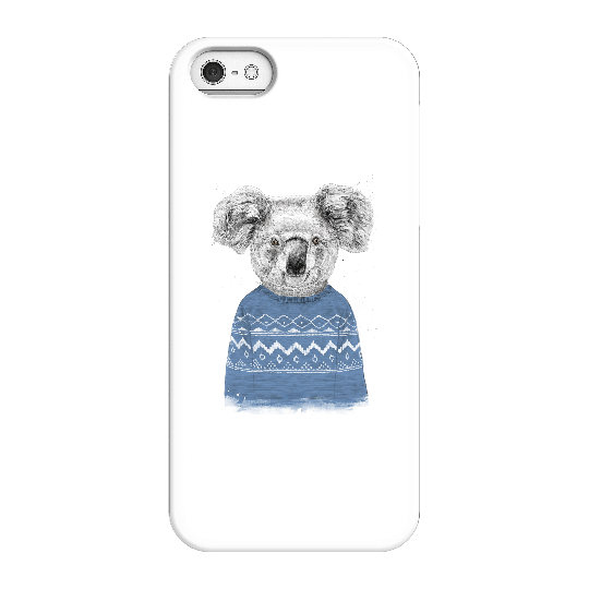 Balazs Solti Koala And Jumper Phone Case for iPhone and Android - iPhone 5/5s - Snap Case - Gloss