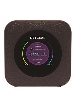 Netgear Nighthawk Mr1100 Mobile Hotspot 4G Router, Mifi, Portable Wi-Fi, Super Fast Download Speeds Up To 1 Gbps, Unlocked For All Networks