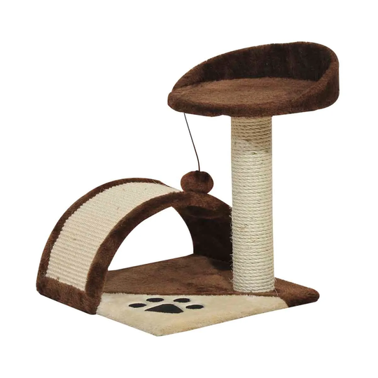 PawHut 2 Tier Cat Tree - Brown