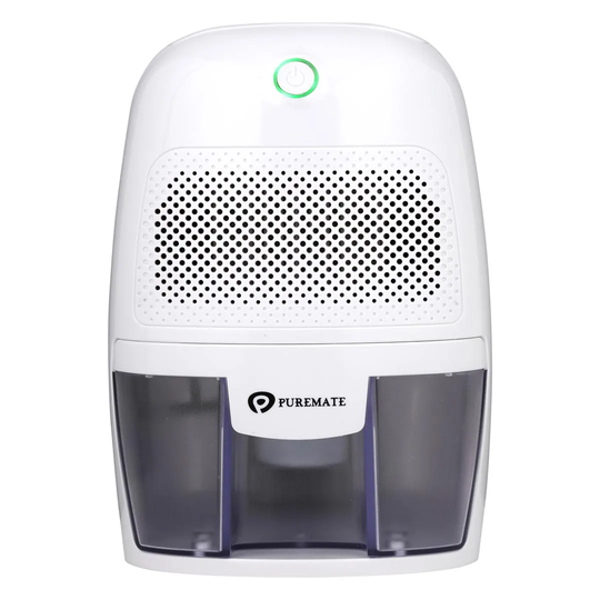 PureMate 600ml Air Dehumidifier for Damp, Mould, Condensation & Moisture - White