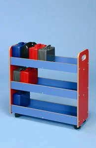 Cuellar Utility Cart with 3 Shelves
