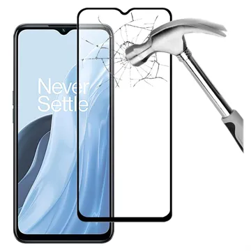 Full Cover OnePlus Nord N300 Tempered Glass Screen Protector