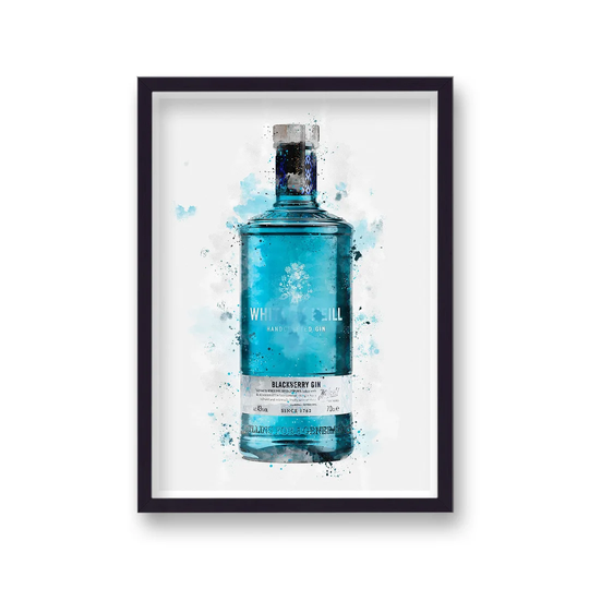 Gin Graphic Splash Whitley Neill Blackberry Inspired by Vouvart - Picture Frame Graphic Art