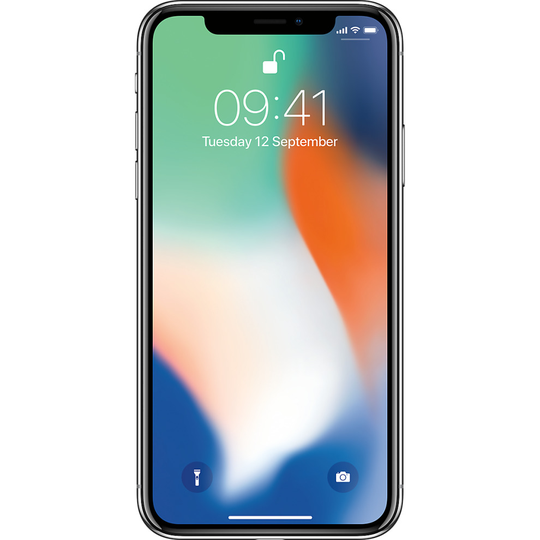 (Unlocked, 256GB) Apple iPhone X | Silver