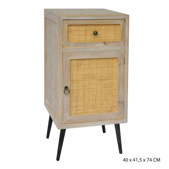 Simen 1 Drawer Bedside Table