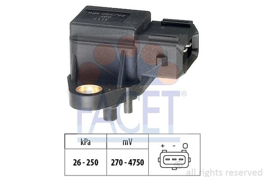 Air Pressure Sensor, height adaptation Made in Italy - OE Equivalent 103117