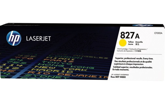 HP Toner/827A Yellow Contract LJ Cart