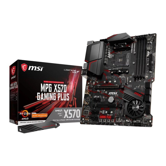 MSI MPG X570 GAMING PLUS AM4 DDR4 ATX Motherboard