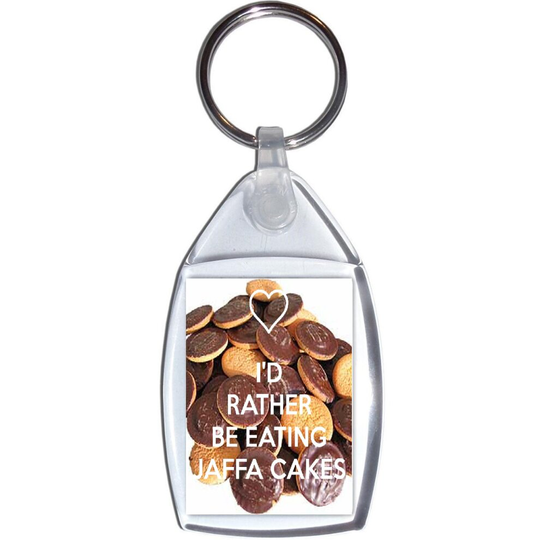 I'd Rather be Eating Jaffa Cakes - Keyring