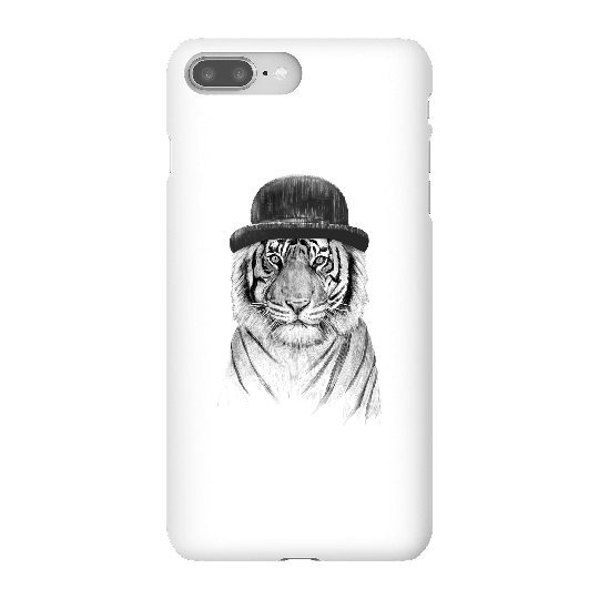 Balazs Solti Tiger In A Hat Phone Case for iPhone and Android - iPhone 8 Plus - Snap Case - Matte