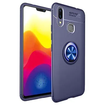 Xiaomi Mi Max 3 Magnet Ring Grip / Kickstand Case - Blue